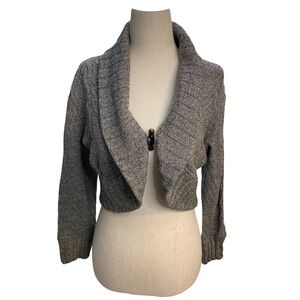 St. John Collection by Marie Gray bolero cardigan with toggle button